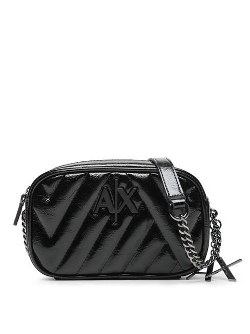 ARMANI EXCHANGE MATELASSE Mini shoulder bag Black - Women’s Bags