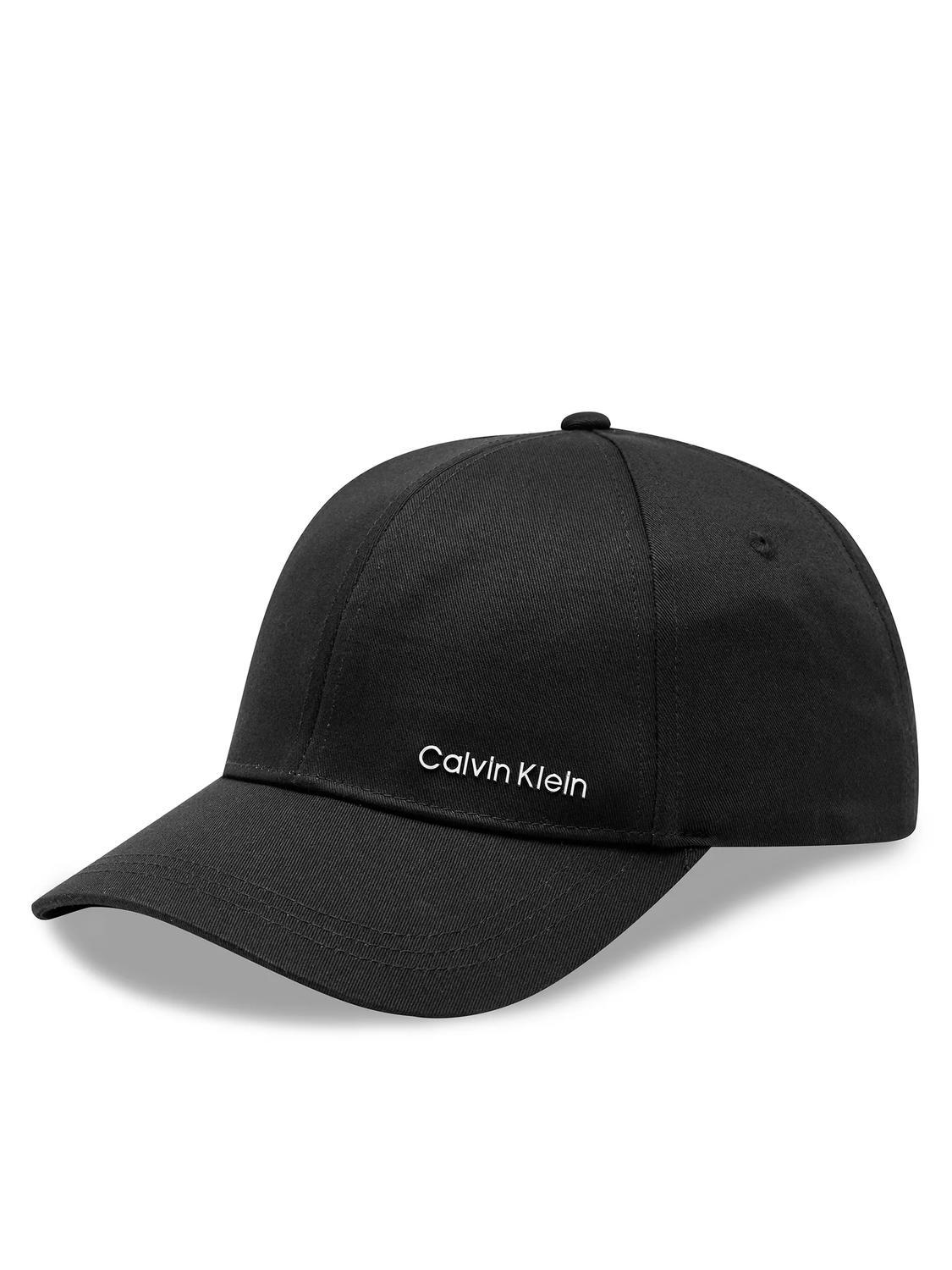 Calvin Klein Metal Lettering Black Outlet Ck Baseball Hat - Prices! At Bb Buy