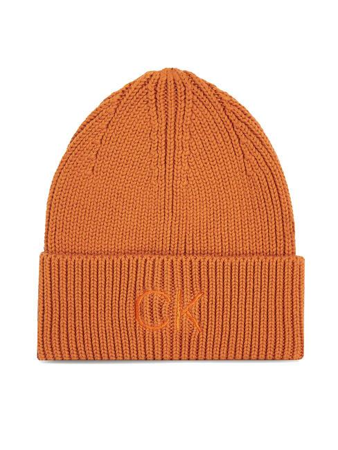 CALVIN KLEIN ESSENTIALS Cotton blend hat autumn leaf - Hats