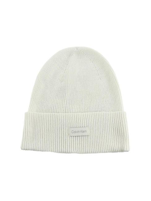 CALVIN KLEIN ESSENTIAL KNIT Cap with logo Marshmallow - Hats