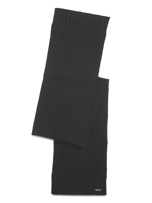 CALVIN KLEIN ELEVATED RIB Scarf ckblack - Scarves