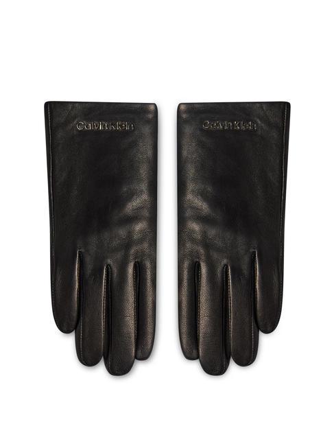 CALVIN KLEIN CK MUST LEATHER Leather gloves ckblack - Gloves