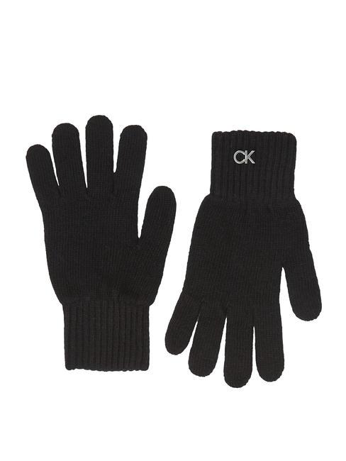 CALVIN KLEIN RE-LOCK KNIT Gloves ckblack - Gloves