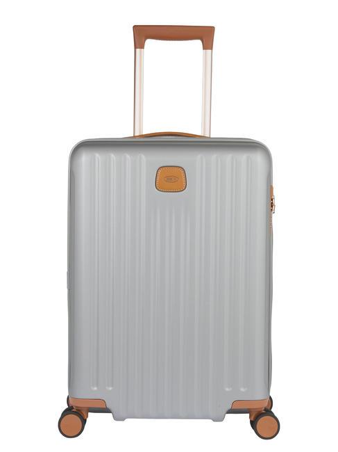 BRIC’S CAPRI Hand luggage with USB port SILVER - Hand luggage