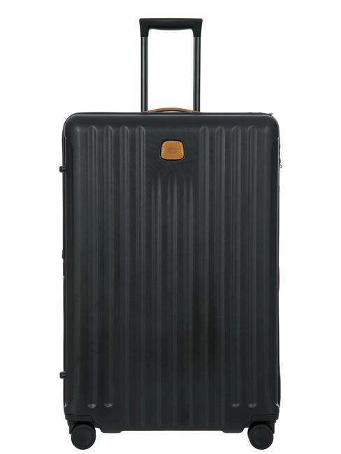 BRIC’S CAPRI Extra large trolley with USB port Black - Rigid Trolley Cases