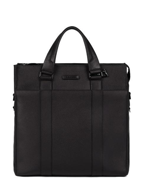 PIQUADRO MODUS RESTYLING 13" PC tote, in leather Black - Work Briefcases