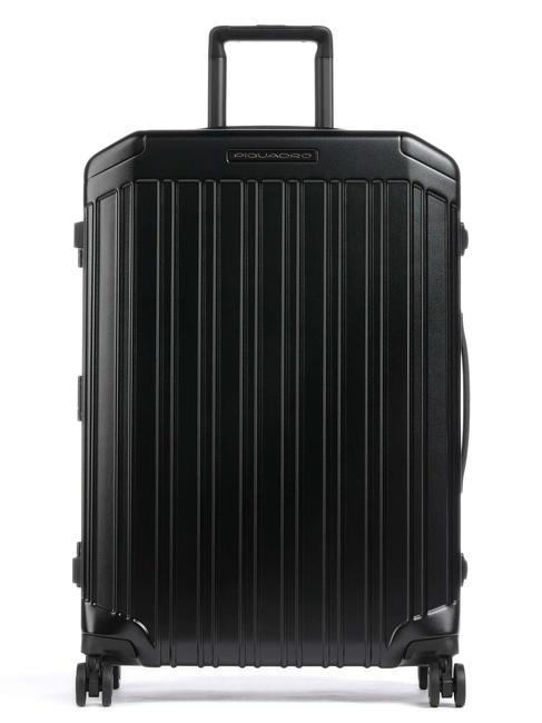 PIQUADRO PQ-LIGHT Medium size trolley matte black - Rigid Trolley Cases