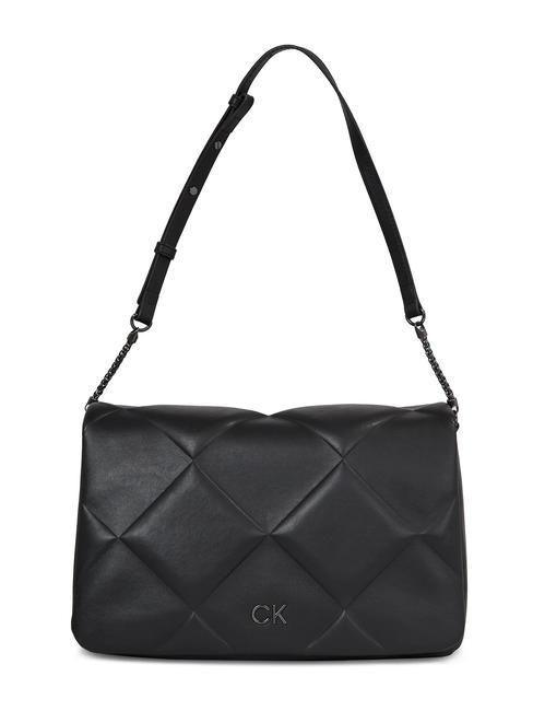 CALVIN KLEIN RE-LOCK QUILT Mico chain shoulder bag ckblack - Women’s Bags