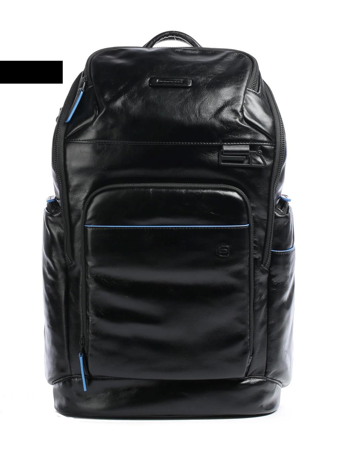 PIQUADRO B2 REVAMP 14 PC backpack in leather