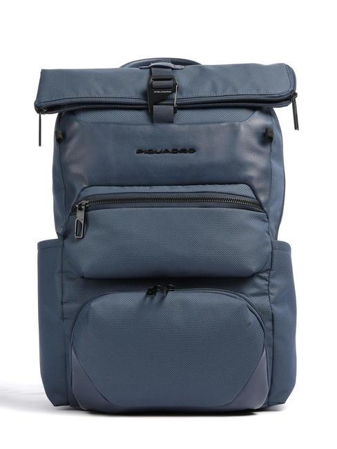PIQUADRO GIO  RollTop backpack for 14" PC blue - Laptop backpacks