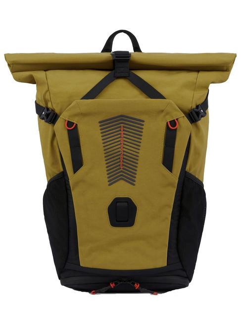 PIQUADRO INIA RollTop backpack for 15.6" PC yellow - Laptop backpacks