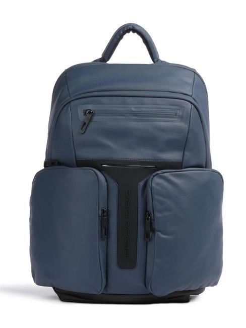 PIQUADRO HIDOR 14" laptop backpack blue - Laptop backpacks