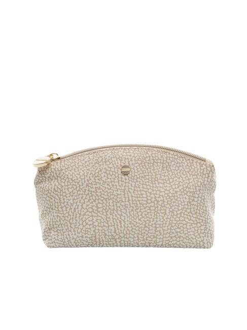 BORBONESE CLASSICA SMALL Small pouch sand - Sachets & Travels Cases