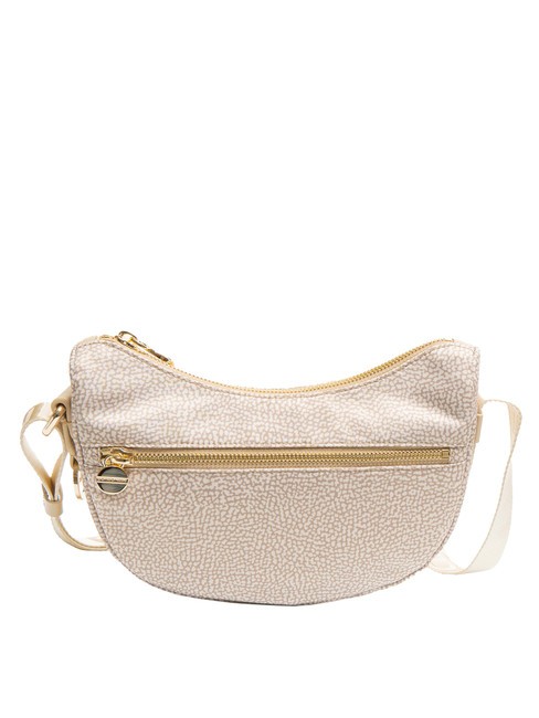 BORBONESE HOBO LUNA MINI ECO LINE Shoulder bag sand - Women’s Bags