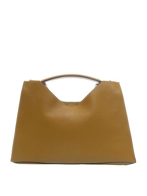 GIANNI CHIARINI AURORA Leather handbag with pouch barley-sand - Women’s Bags