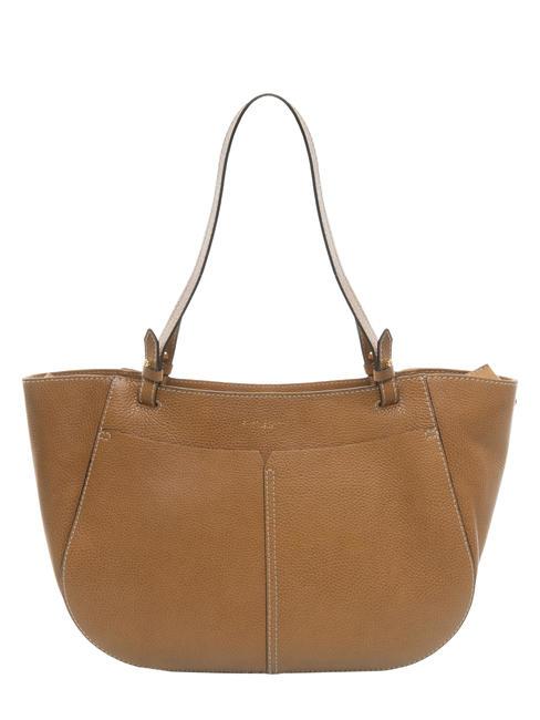 GIANNI CHIARINI GINKO Leather shopper bag honeygold - Women’s Bags