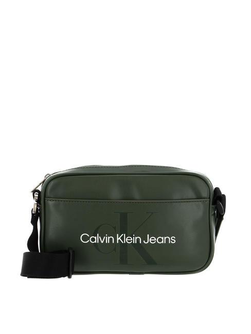 CALVIN KLEIN CK JEANS MONOGRAM SOFT Camera bag thyme - Over-the-shoulder Bags for Men