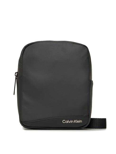 CALVIN KLEIN RUBBERIZED CONV  ck black - Over-the-shoulder Bags for Men