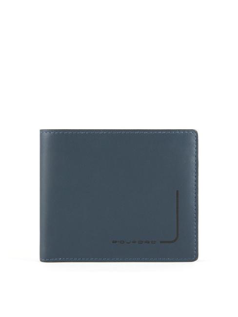 PIQUADRO PQJ Leather wallet blue - Men’s Wallets