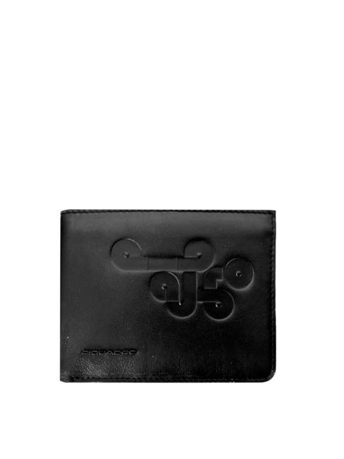 PIQUADRO MG Leather wallet Black - Men’s Wallets