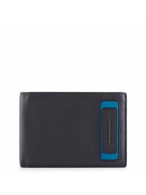 PIQUADRO DIONISIO Leather wallet blue - Men’s Wallets
