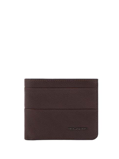 PIQUADRO PAAVO Leather wallet MORO - Men’s Wallets
