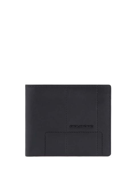 PIQUADRO FINN Leather wallet Black - Men’s Wallets
