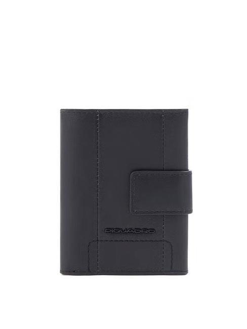 PIQUADRO FINN  Leather wallet Black - Men’s Wallets