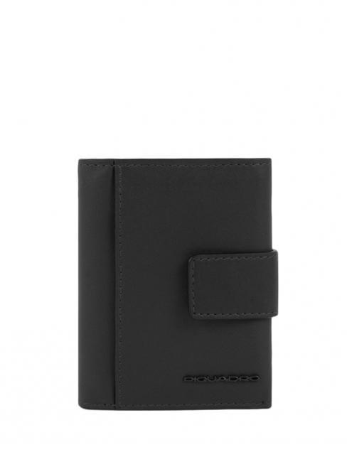 PIQUADRO TIGER Leather wallet Black - Men’s Wallets