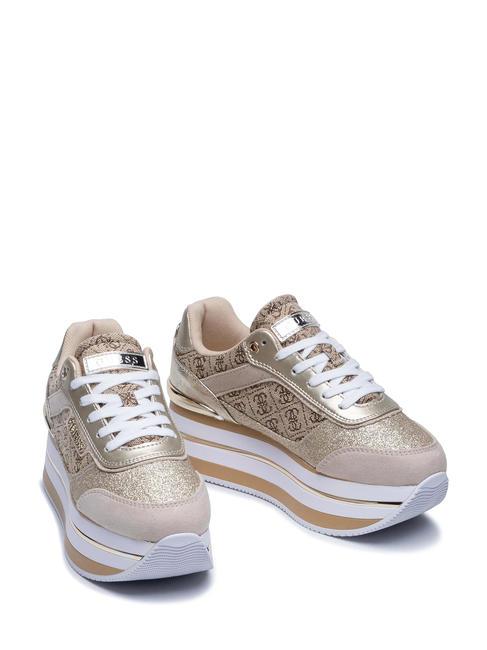 GUESS HANSIN Platform sneakers Beige / Brown - Women’s shoes