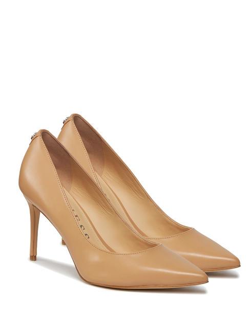 GUESS RICA7 Stiletto heel leather pumps sand - Women’s shoes