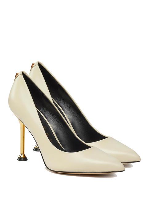 GUESS TRACKER High leather pumps CREAM - Women’s shoes