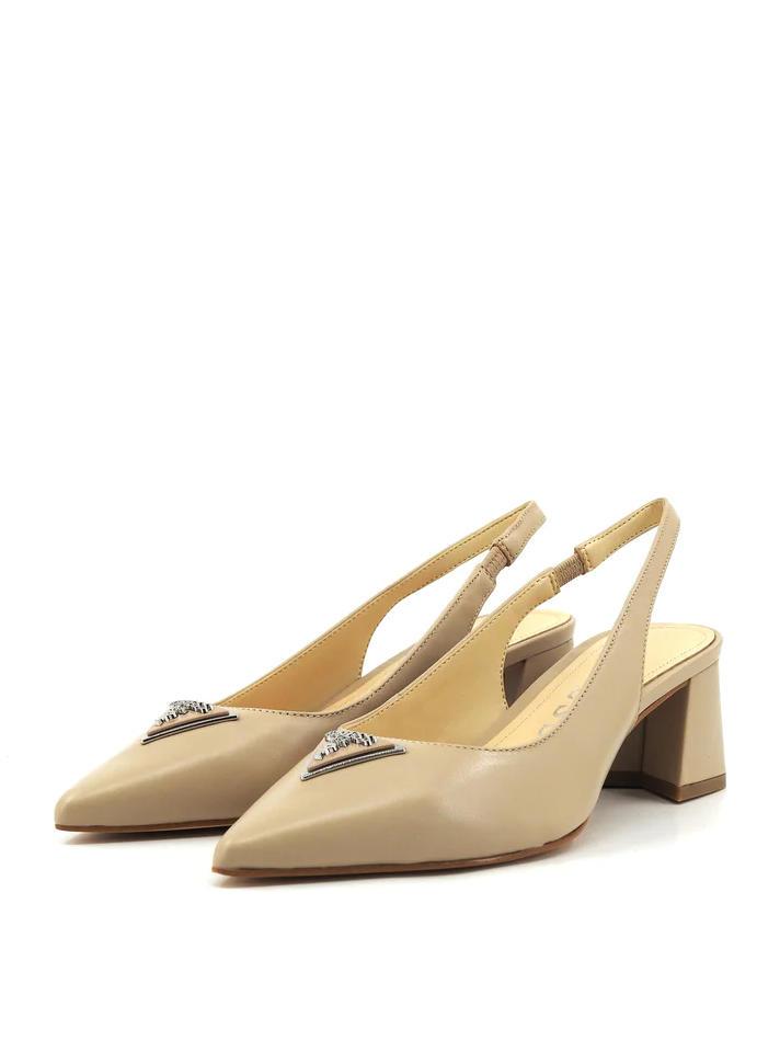 Taupe discount slingback pumps