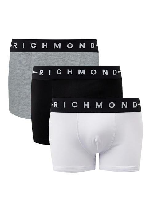 JOHN RICHMOND FLORENCE TRIPACK Set of 3 boxer trunks bk/grey/wh - Men's briefs