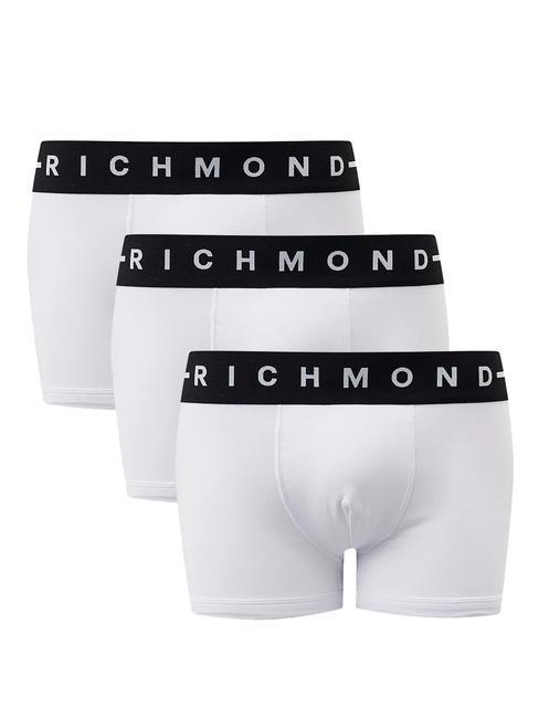 JOHN RICHMOND FLORENCE TRIPACK Set of 3 boxer trunks white - Men's briefs