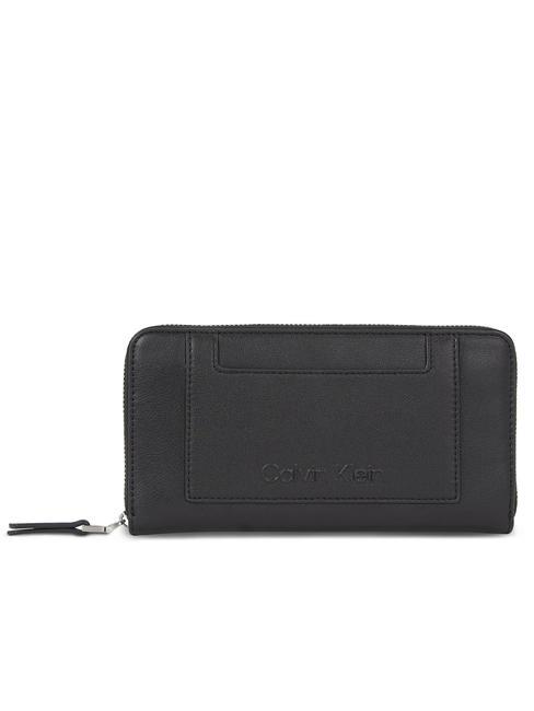 CALVIN KLEIN CK SET Large zip around wallet ckblack - Women’s Wallets