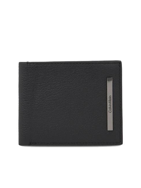 CALVIN KLEIN MODERN BAR Leather coin wallet ckblack - Men’s Wallets