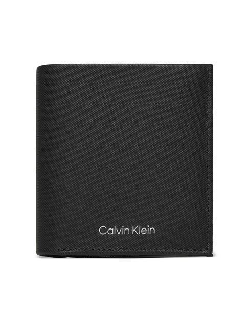CALVIN KLEIN CK MUST Leather coin wallet ck black pique - Men’s Wallets