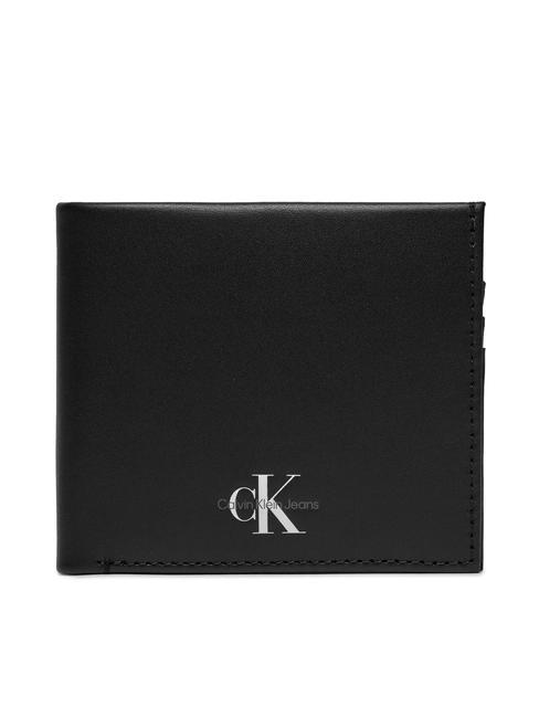 CALVIN KLEIN CK JEANS MONOGRAM Leather coin wallet pvh black - Men’s Wallets