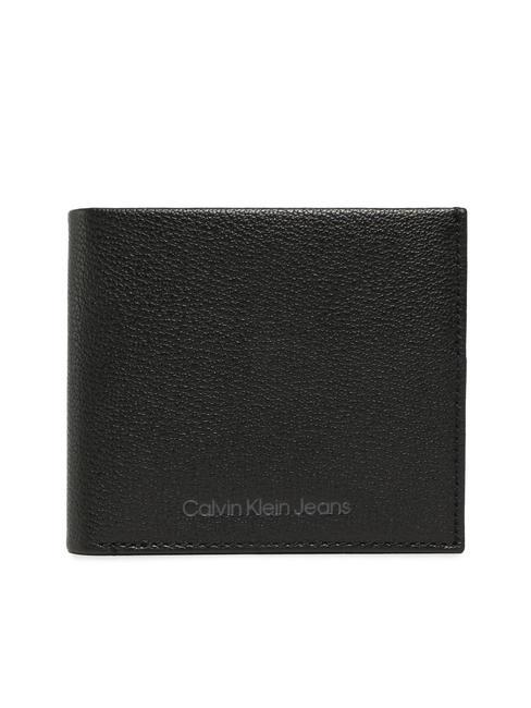 CALVIN KLEIN CK JEANS EXPLORER Leather coin wallet black - Men’s Wallets