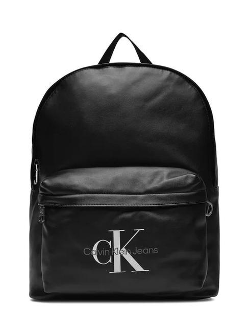 CALVIN KLEIN CK JEANS MONOGRAM SOFT Backpack pvh black - Backpacks & School and Leisure