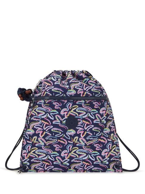 KIPLING SUPERTABOO Backpack bag palm fiesta print - Backpacks & School and Leisure