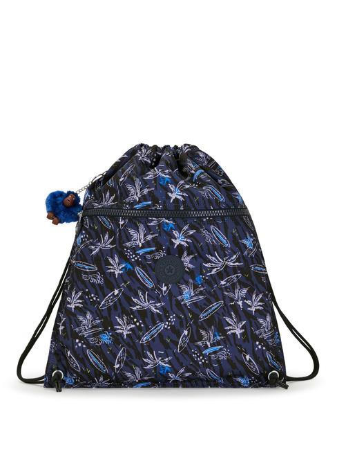 KIPLING SUPERTABOO Backpack bag surf sea print - Backpacks & School and Leisure