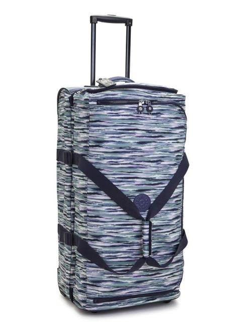 KIPLING TEAGAN L Large size trolley bag brush stripes - Semi-rigid Trolley Cases