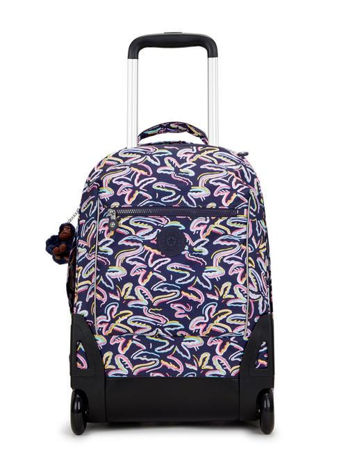 KIPLING SARI Trolley backpack printed palm fiesta print - Backpack trolleys