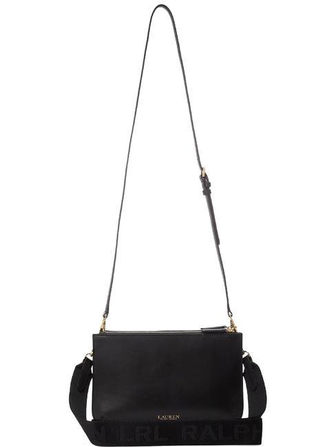 RALPH LAUREN LANDYN Shoulder bag, in leather BLACK - Women’s Bags
