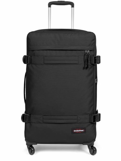 EASTPAK TRANSIT R 4 XL Extra large trolley BLACK - Semi-rigid Trolley Cases