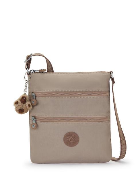 KIPLING KEIKO Vertical shoulder bag dusty taupe - Women’s Bags