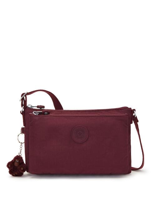 KIPLING MIKAELA Small shoulder bag merlot - Women’s Bags