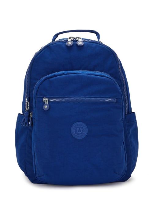 KIPLING SEOUL Large backpack deep sky blue - Backpacks & School and Leisure